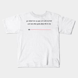 sad quote for u Kids T-Shirt